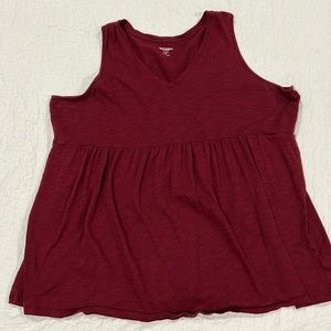 Old Navy Maternity EveryWear Sleeveless Peplum-Hem Top